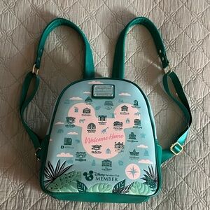 LOUNGEFLY X Disney Parks Vacation Club “Welcome Home Member” Backpack